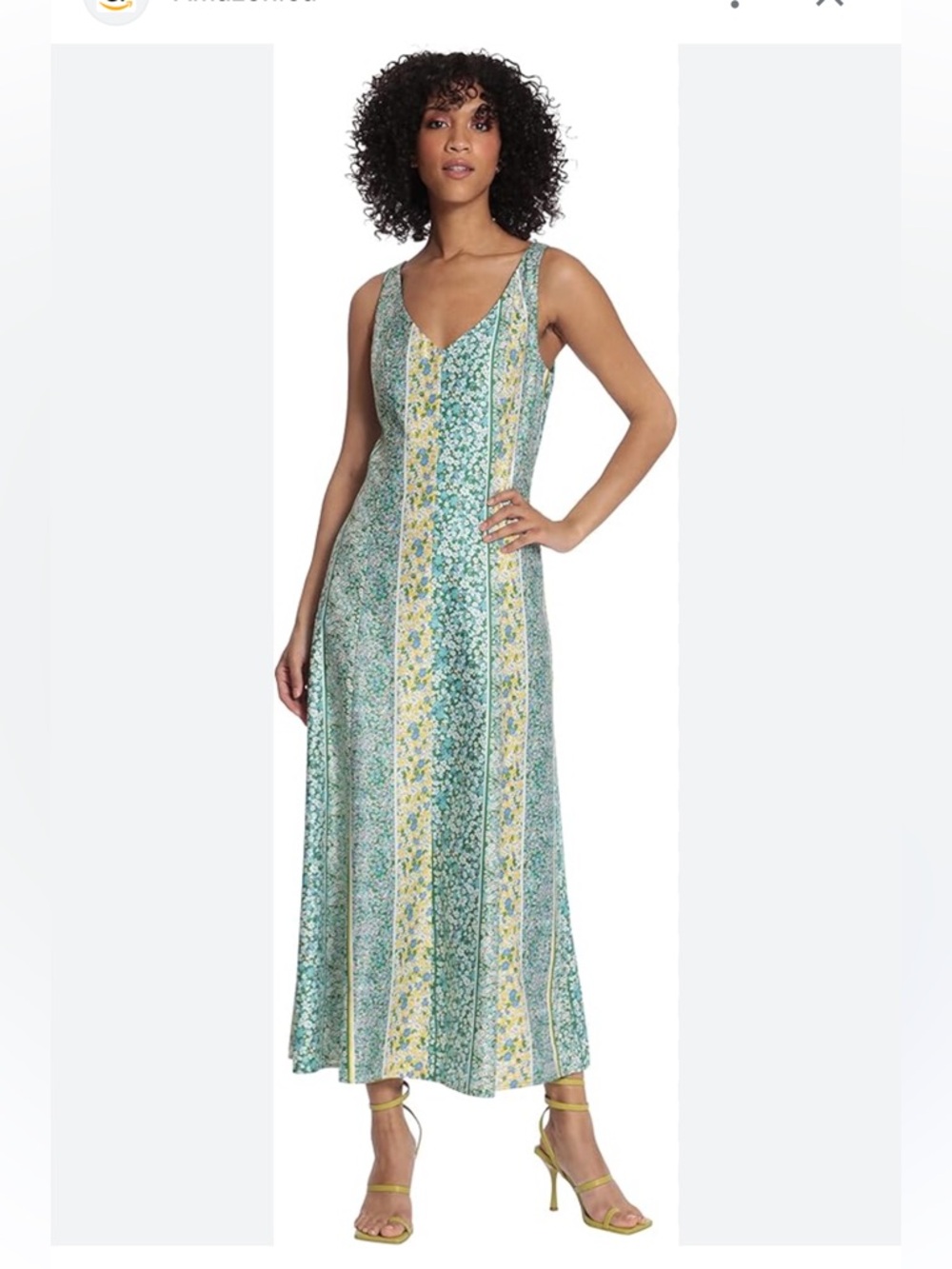 J. Jill Vineyard border print dress